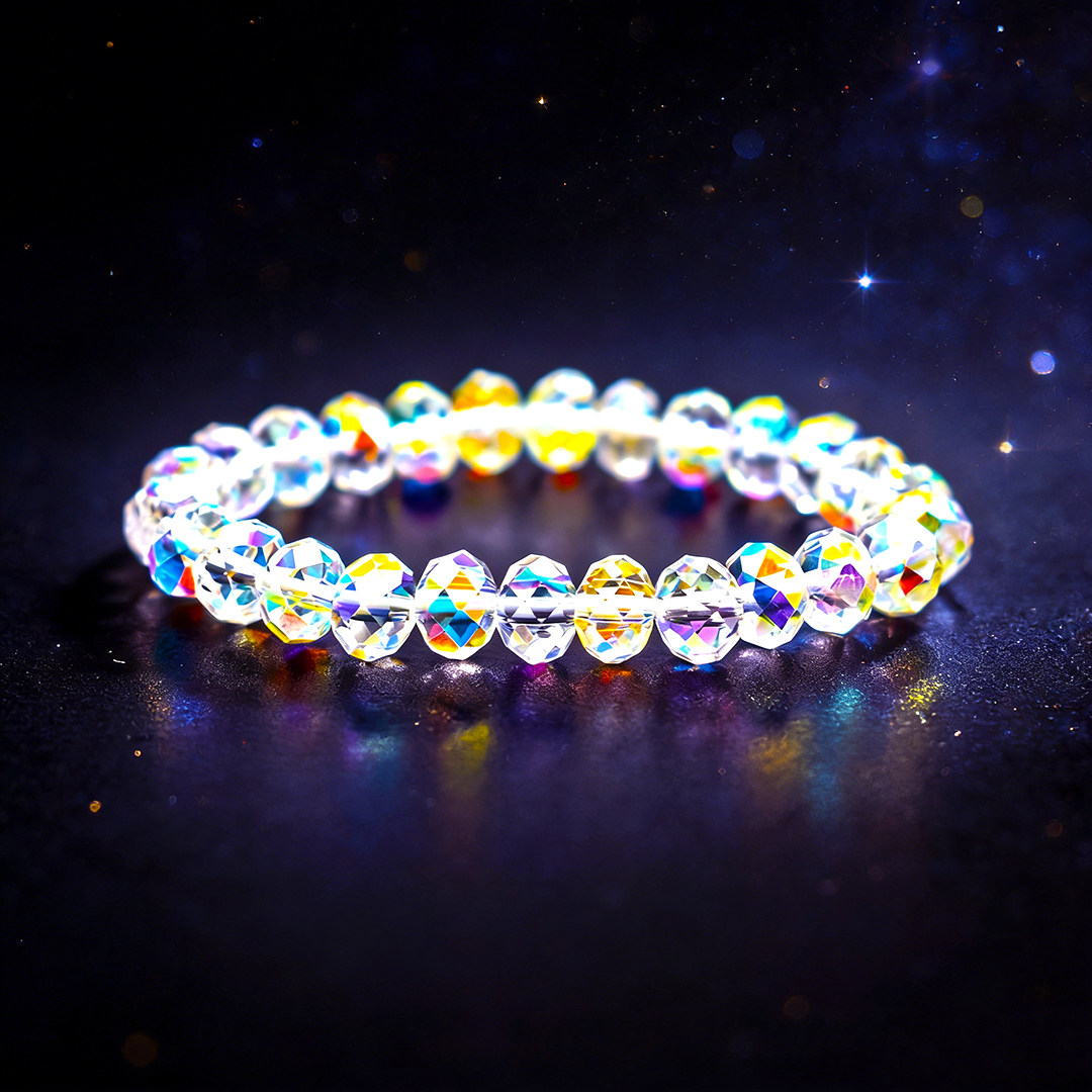 高级水晶小孩手串儿童女童手链奢侈宝石手镯女孩钻石手环女款首饰