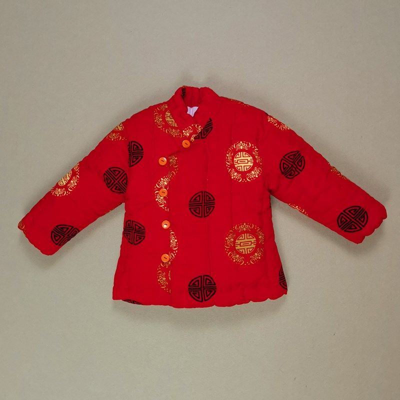宝宝手工棉袄女童纯棉花棉衣婴幼儿男冬季加厚薄款棉服外套小孩装