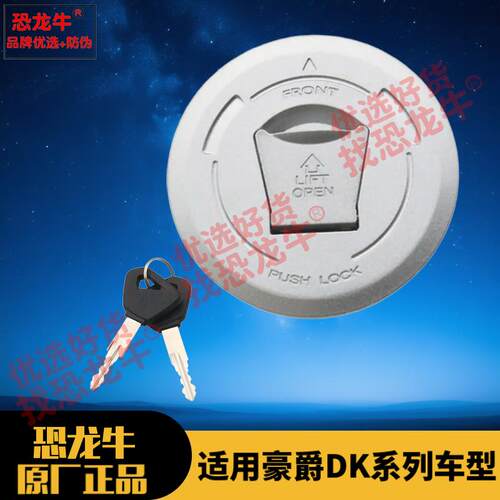 恐龙牛摩托车油箱盖开关钥匙适用豪爵DK150S/HJ125-30/-30A/30C