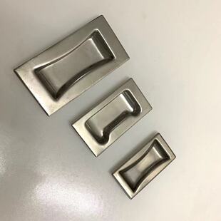 商用厨房不锈钢门抽手商用酒店炉具配件抽屉隐形柜门暗装拉手门抽