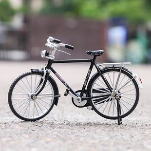 80年代怀旧老物件复古小摆v件凤凰牌自行车模型桌面酒柜家居装 饰