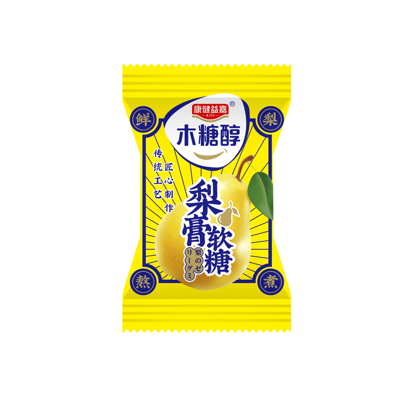 梨膏软糖木糖醇儿童宝宝网红小零食糖果可搭化喉痰止咳润健康礼物