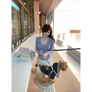 温柔气质V领针织衫 线性之美 软糯显瘦百搭打底上衣 99jiu With