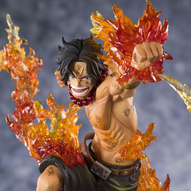 日版万代 海贼王onepiece白胡子海贼团第二队队长 艾斯 ace 手办