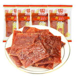 上海立丰原味靖江猪肉脯休闲零食小吃肉类零食猪肉铺小包装500g