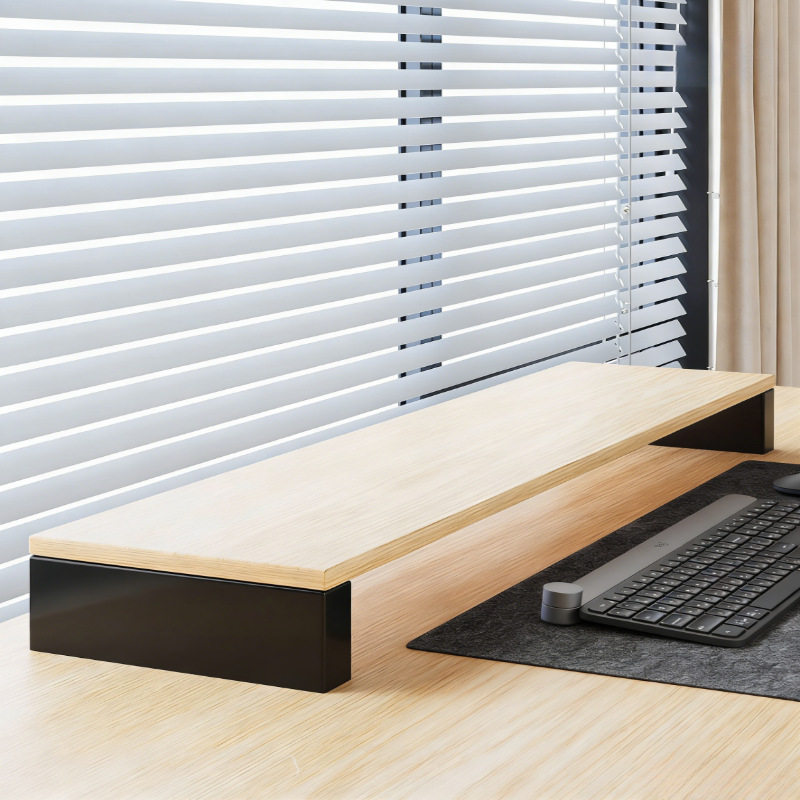 台式电脑增高架办公室显示器托架支撑办公桌垫高置物桌面收纳架子