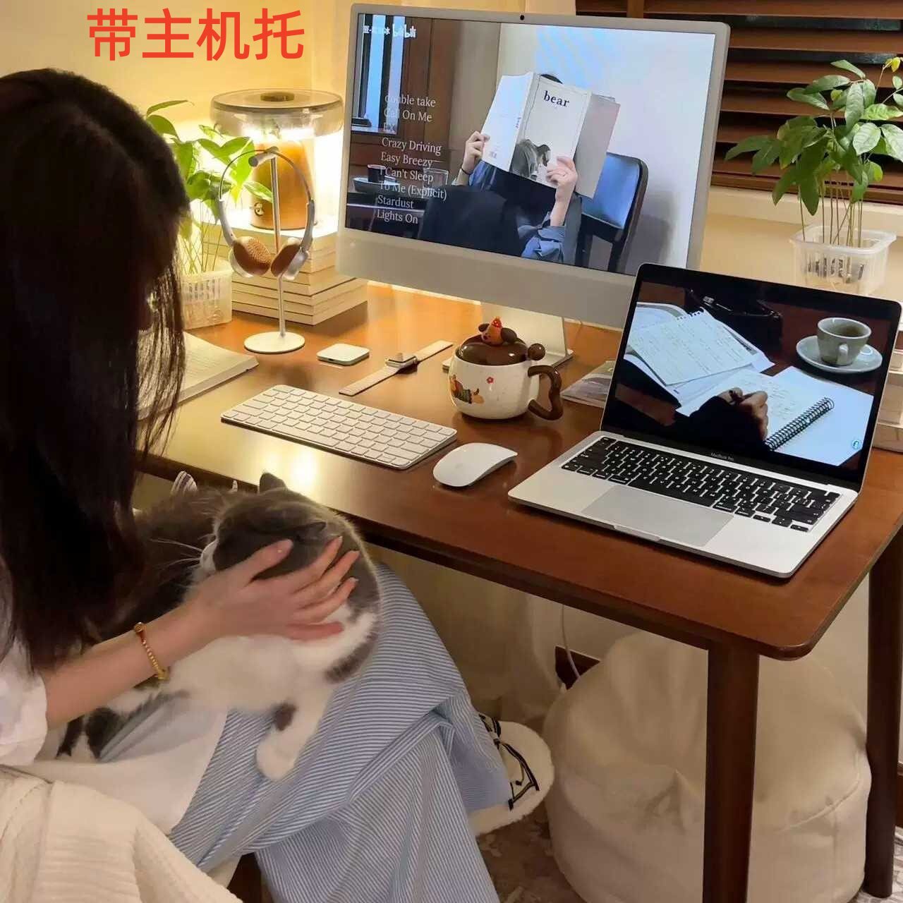 纯实木电脑桌台式家用成人学习桌
