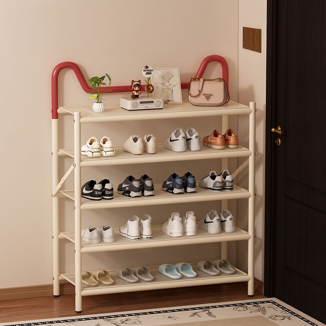 入户门鞋架多层家用门口小窄省空间简易鞋柜宿舍出租房鞋子收纳架,收纳整理,鞋子收纳架,淘宝优惠券,粉丝福利购,淘宝优惠卷