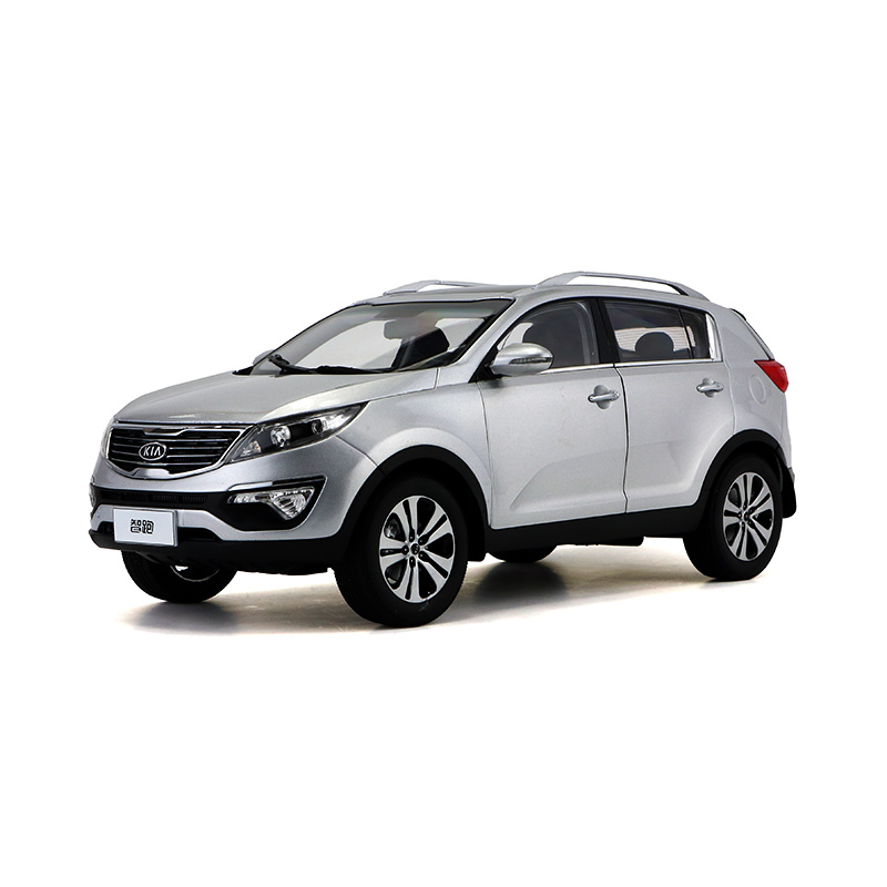 1:18原厂汽车模型 起亚智跑 kia sportage r 沙滩金 蓝 银 警车