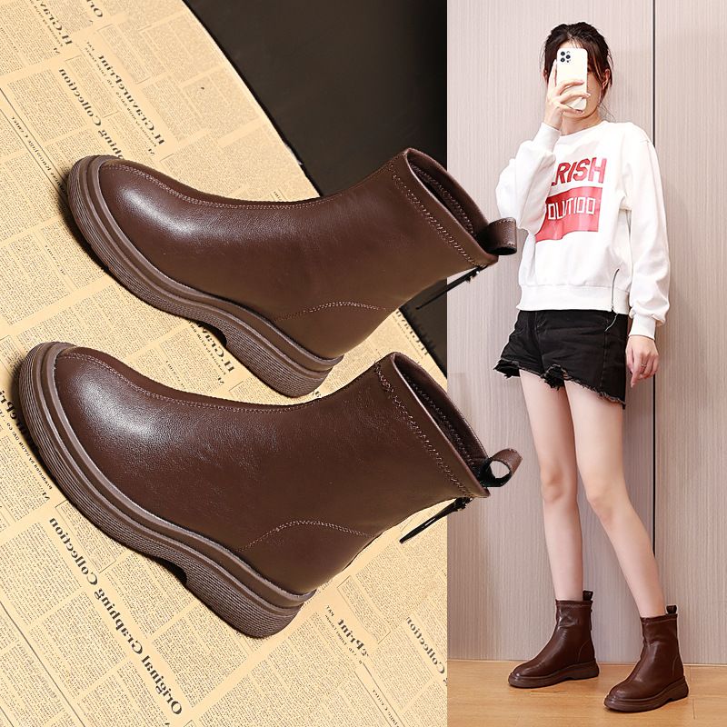 313233小码内增高马丁靴女秋冬季加绒爆款短靴超火小个子瘦瘦靴潮