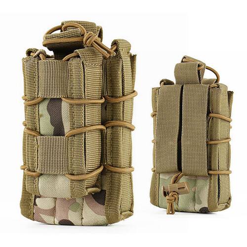 战术molle系统附件包Mp7/Mp5弹匣包两联袋g36子母袋双联弹夹腰包