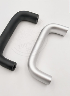 铝拉手 黑色U型拉手UABL/UABR20/26-100/112/120/128/160暗装把手