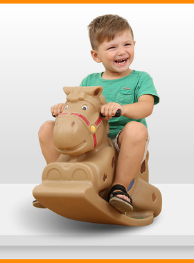 美国STEP2儿童摇摇马塑料玩具摇滚斑点马幼儿园游乐场美吉姆专用