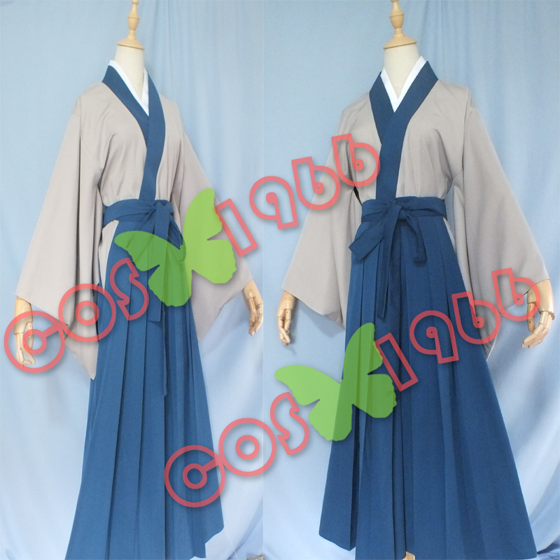 定制 银魂 新八 cos服  和服