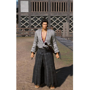 来图定制 如龙维新极 坂本龙马 斋藤一 cos服 纯色麻料41320