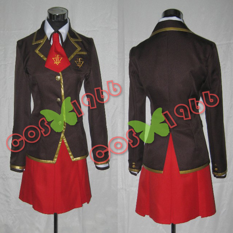 定制 笨蛋测试召唤兽 cos服 雾岛翔子冬季水手服