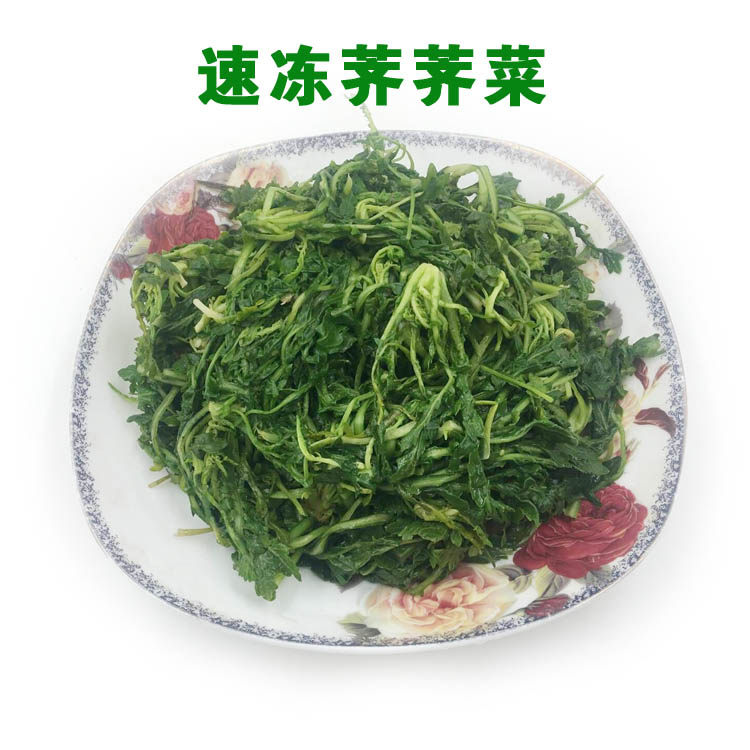 东北长白山野菜新鲜冷冻荠菜地菜现挖野生荠荠菜地丁饺子春卷包子