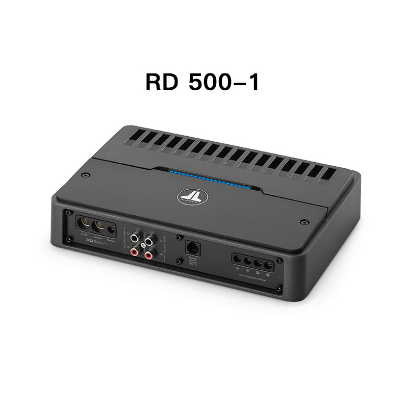 JLAUDIO捷力汽车音响RD500/1单路声道D类低音炮功放喇叭车载功放