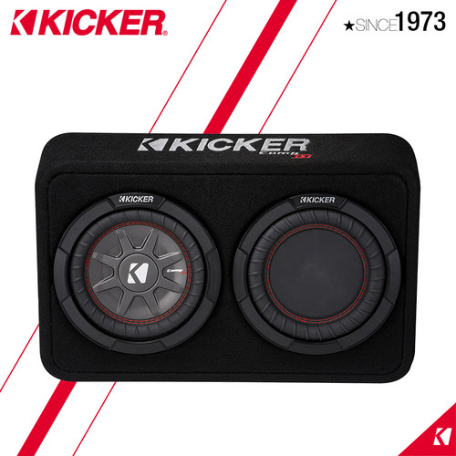 汽车音响K牌KICKER CompRT系列8英寸反射音箱TCWRT82包安装