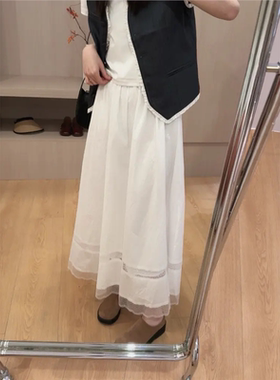 【Niche Young】飘渺 气质时尚高腰设计感半身裙P60548