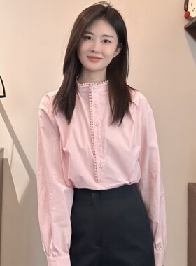 【Niche Young】不宣 气质休闲春季小众设计感百搭衬衫 CX20035