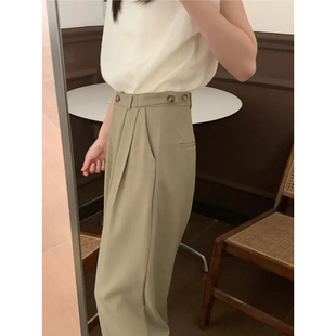 【Niche Young】小盏月下 气质时尚百搭休闲裤 HK006