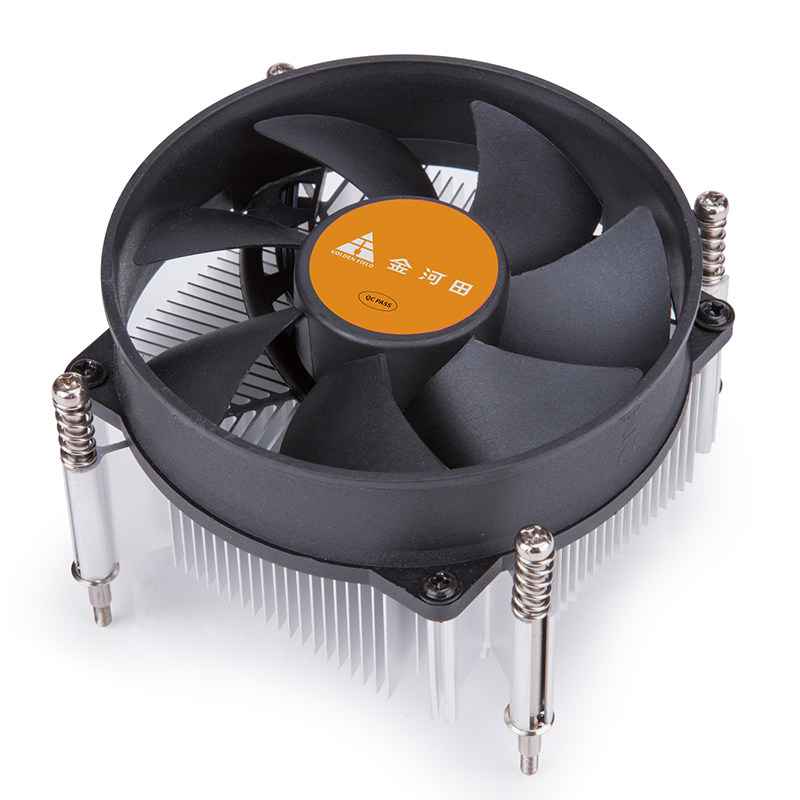 金河田玄冰1700 CPU散热器 LGA1700针螺杆静音4针温控台式CPU风扇