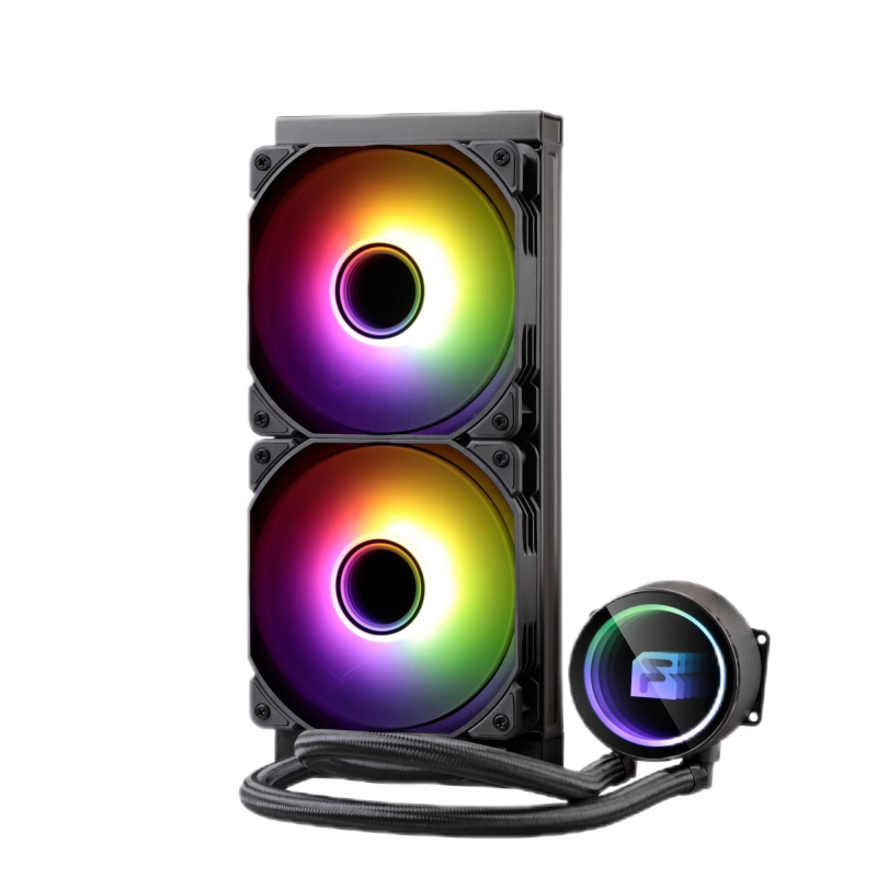 金河田240/360一体水冷散热器 台式机箱电脑RGB风扇CPU处理器