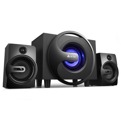 Golden Field/金河田 Q8 笔记本木质蓝牙音箱台式电脑2.1低音炮响