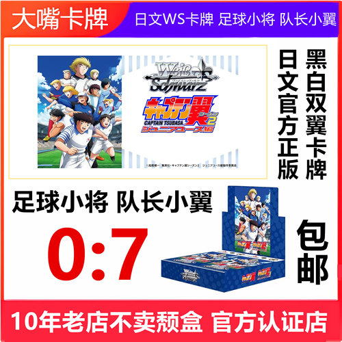 足球小将WS黑白双翼卡牌