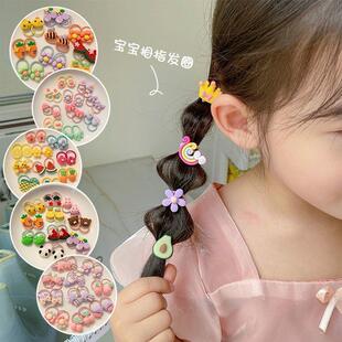 儿童小皮筋可爱不伤发卡通宝宝女童扎小啾啾头绳小号拇指发圈发饰