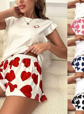 T-shirts, shorts, women's pajamas, home clothes女t恤短裤睡衣
