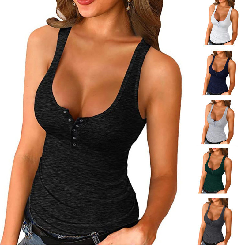 Women's sexy tight camisole vest性感紧身吊带针织背心t血女