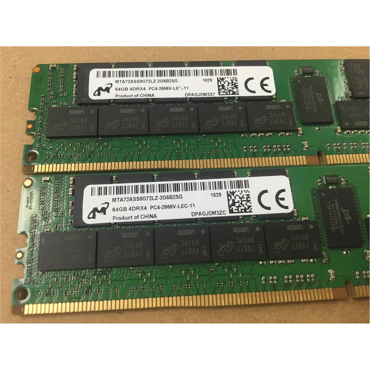 光 64GB 4DRX4 PC4-2666V DDR4 2666 REG ECC 服务器内存条 64