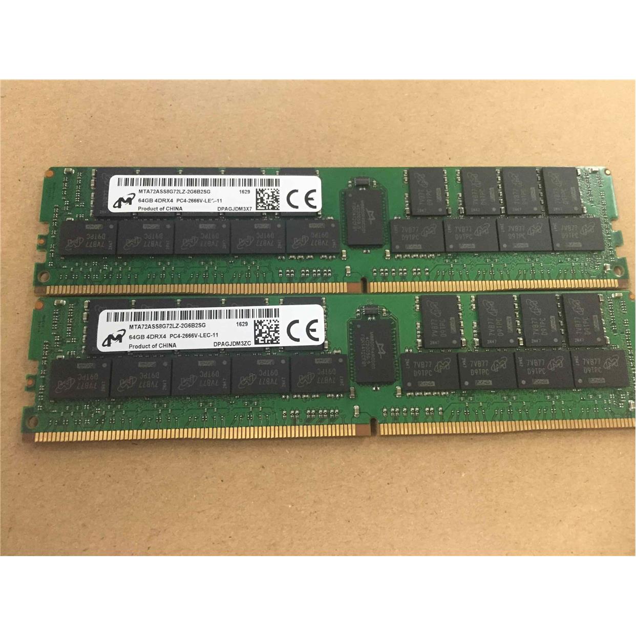 光 MT 64G 4DRX4 DDR4 2400 ECC REG 64G服务器内存条 LRDIM