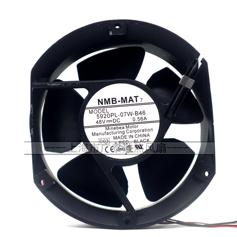 原装NMB 5920VL-05W-B60 5920PL-07W-B46/B70 24V 48V大风量风扇