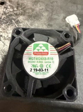 全新MGT4024XB-R10 24v 0.09A  4010  变频器3线散热风扇