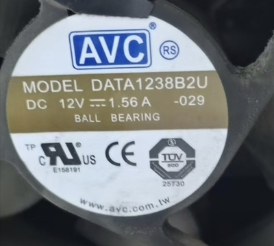 AVC台湾DATA1238B2U 12V 1.56A 12CM/厘米大风量服务器风扇