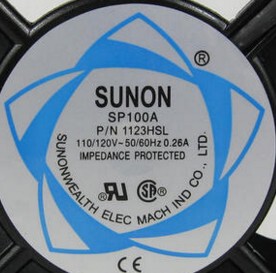 SP100A P/N1123HBL HSL XBL XSL 12CM110-120V建准SUNON 散热风扇