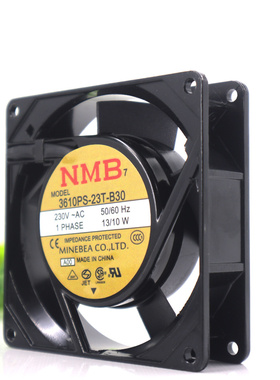 NMB 3610PS-23T/20T-B30 230V 13/10W 9cm9225 交流铝框风扇