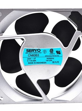 伺服SERVO CNJ60B5 CN52B5 CN55B31 CN48B3 12CM 12038 200V风扇