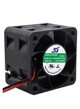 生久SJ SA120428BL 12V 0.36A 4028 2线双滚珠大风量散热风扇
