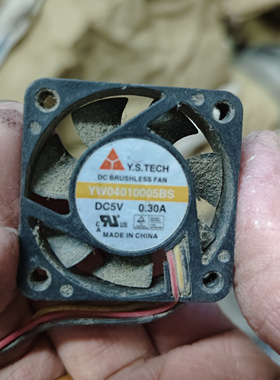 Y.S.TECH YW04010005BS 5V 0.30A 4cm 4010 机顶盒 散热风扇