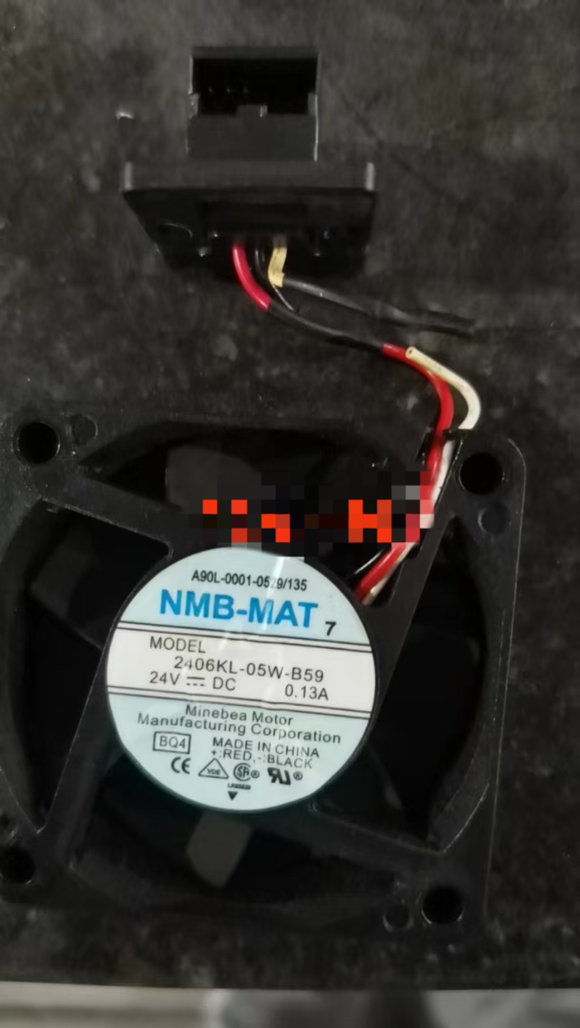 RL131插件机上使用 H轴风扇2406KL-05W-B59 3线插头