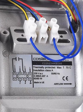 COSTECH C22S23HKBD00 22580ECOFIT 2VRE15 220V 230V