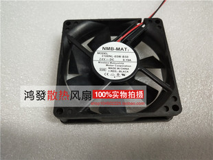 P00 NMB散热风扇 8CM 05W 2线 8020 B50 0.19A 3108NL 24V