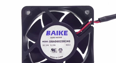 DBA06025B24G/24H/DBA07025B24H全新BAIKEFAN DC24V变频器6CM风扇