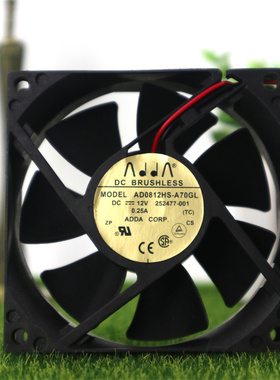 ADDA AD0812HS-A70GL 12V0.25A 8025 功放 机箱散热风扇 8CM风扇