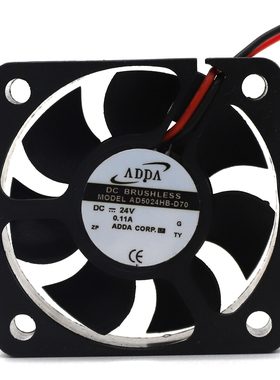 ADDA AD5024HB-A70-D70-D71 DC24V 0.10A 5015 变频器风扇
