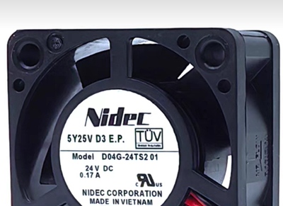 全新 NIDEC 尼得科 D04G-24TS2 01 24V 4020 变频器风扇